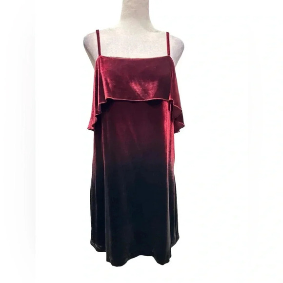 Alice + Olivia Bess Ombre Velvet Sleeveless Slip Dress size 10 - Picture 3 of 14